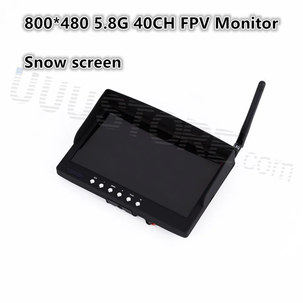 2016 Новый 7-дюймовый 800x480 500CD ЖК-экран 5 8G 40CH монитор приемник FPV беспроводной для TX