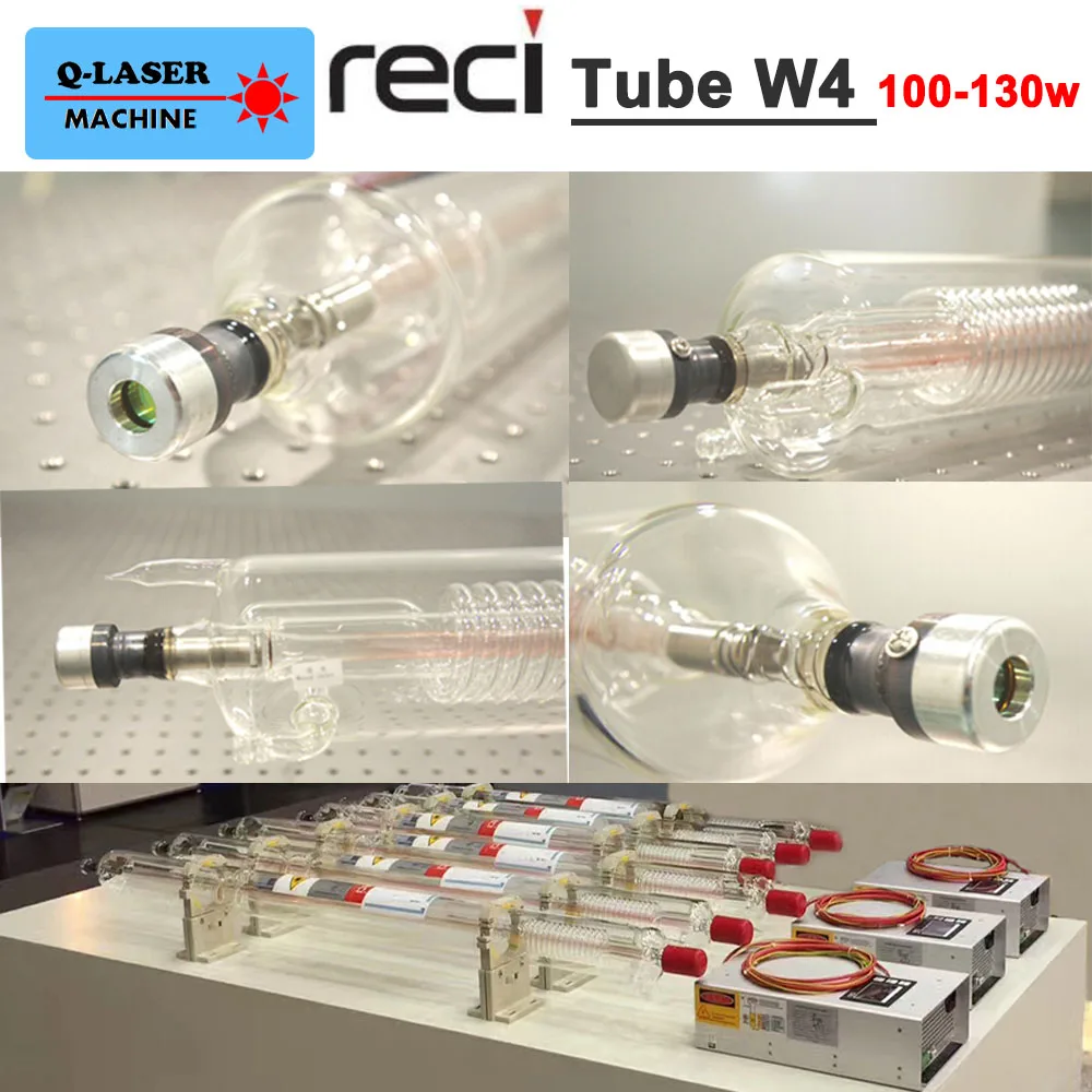 

Reci W4 S4 Z4 100W Max.130W CO2 Laser Tube Wooden Case Box Packing Length 1400 Dia. 80mm for CO2 Laser Engraving Cutting Machine