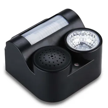 

Bird Repeller PIR Motion Activated Sound Flashlight Animal Bats Bird Deterrent