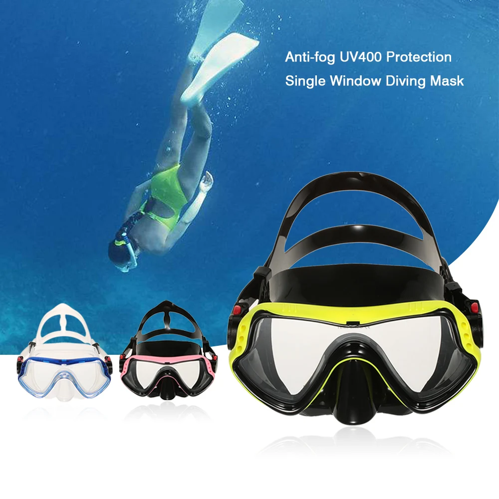 Men Women Anti fog UV400 Protection Diving Mask Snorkeling Mask Scuba