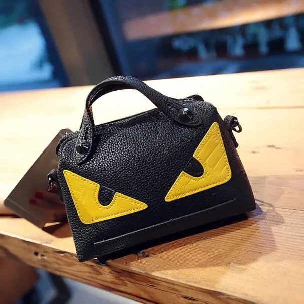 

2016 New Fashion Women's Handbag little Monsters Bag crashed color Eye Bag portable oblique satchel Mini Messenger bag 3 Colors