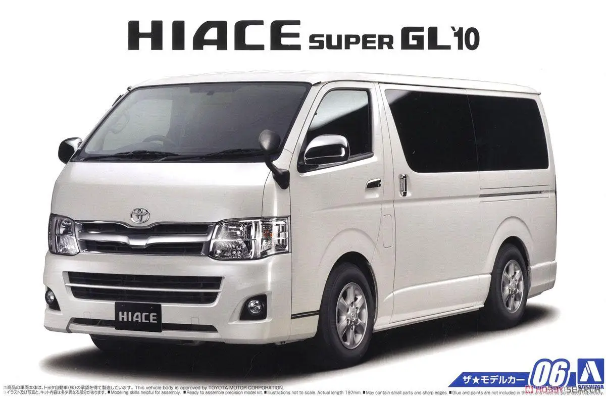 1 24 Toyota Hiace TRH 200 V Super GL 10 05157 Di Model Kit Bangunan 1 24 Toyota Hiace TRH 200 V Super GL 10 05157 Di Model Kit Bangunan