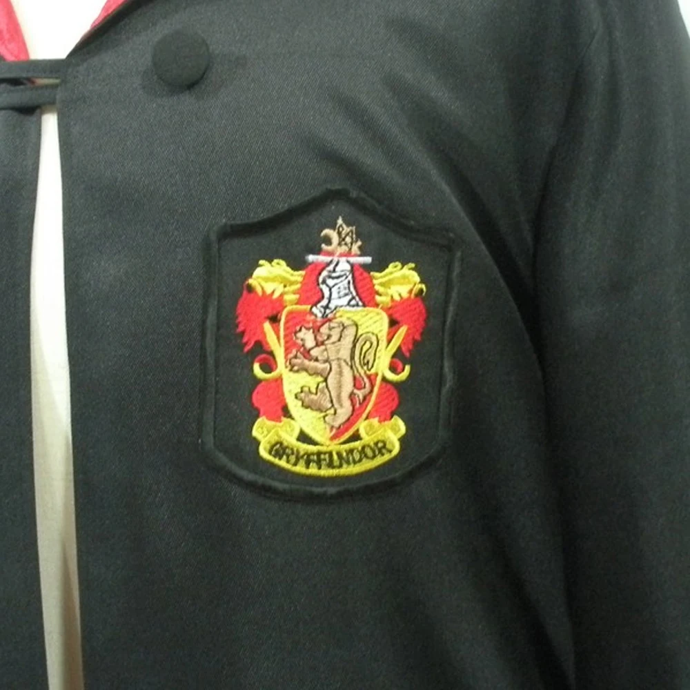 Harri Potter Cloak Hermione Gryffindor Cosplay Costume Robes Adult Halloween Prop For Adults and Kids