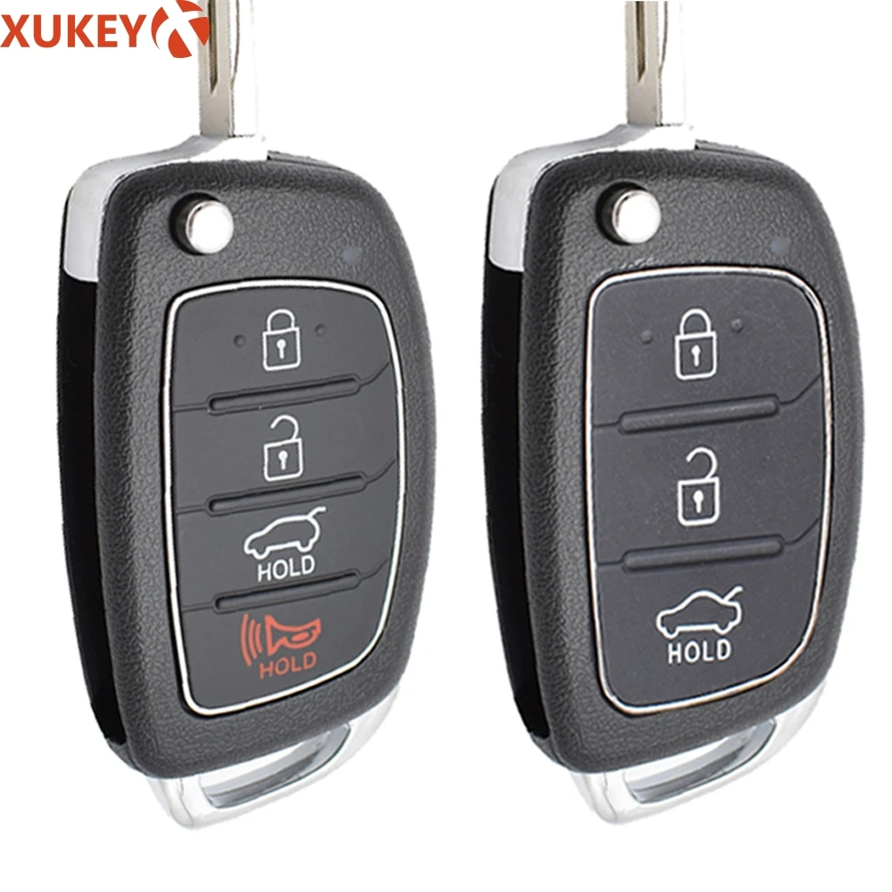 3 4 кнопки корпус автомобильного ключа дистанционного управления чехол для hyundai Santa fe i40 ix45 Sonata Tucson Creta I20 Solaris ix35 ix45 замена ключа