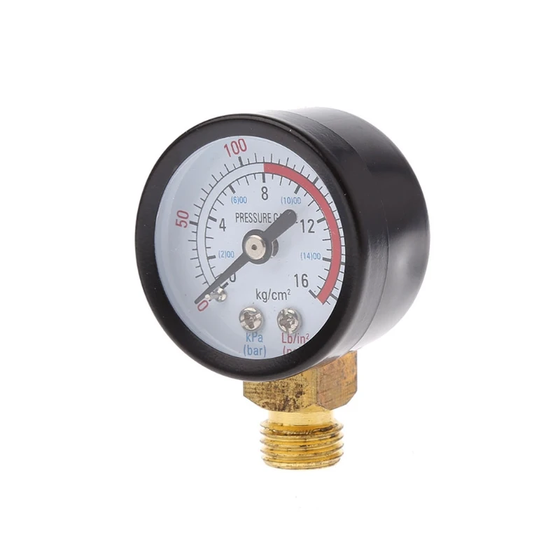 

Dual Scale Economical All Purpose Pressure Gauge with Brass Internals 0-220 PSI/KPa