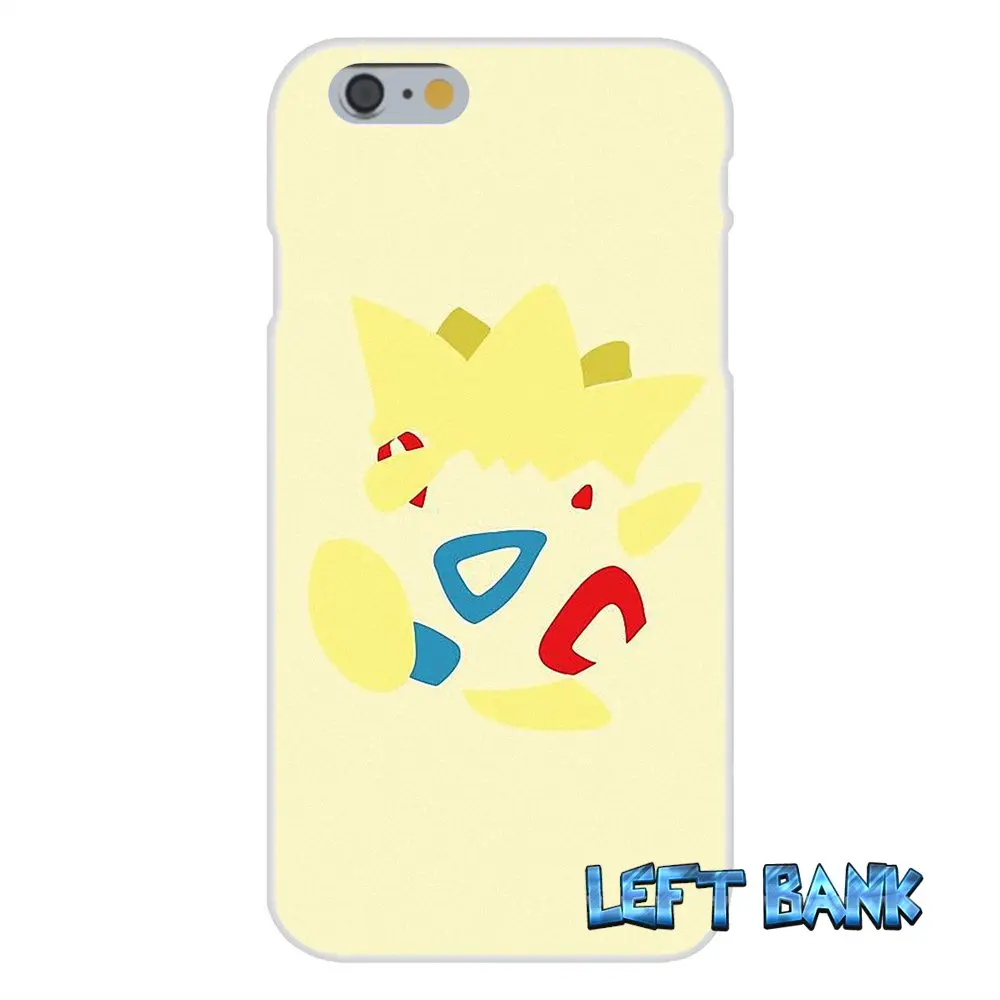 Для iPhone 4 4S 5 5S 5C SE 6 6S 7 Plus Best Togepi Pokemons Pattern Мягкий Силиконовый ТПУ прозрачный