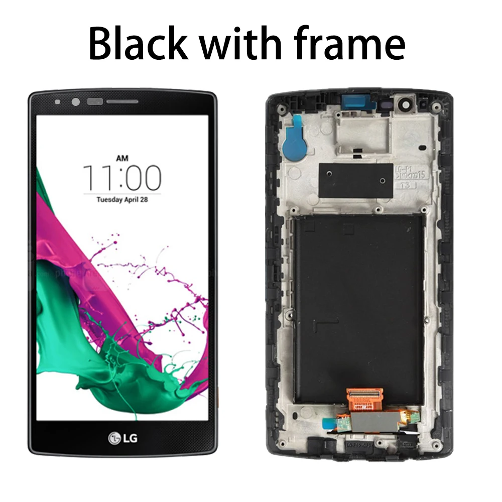 5,5 дюймовый черный 2560x1440 LG G4 H815 ЖК-дисплей с кодирующий преобразователь сенсорного экрана в сборе LG G4 H815 ЖК-дисплей протестирован гарантия