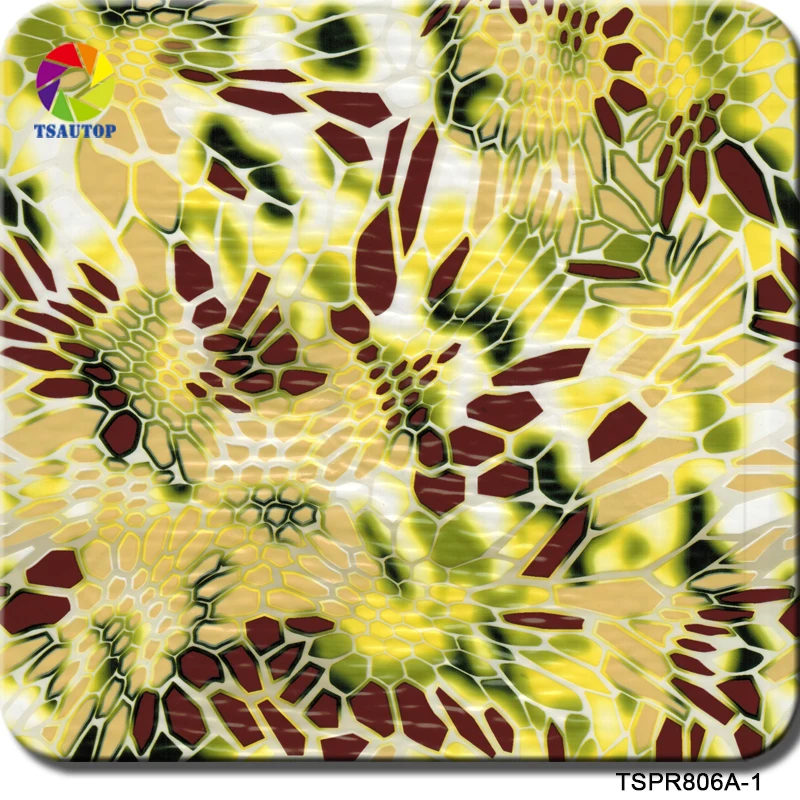 ROYAL TSAUTOP Size 1m X 10m Hydro Dipping Transfer For CAR Parts Animal Skin Hydrographic Film Aquaprint Film WDF8006A-1 1st choice senior sensitive skin