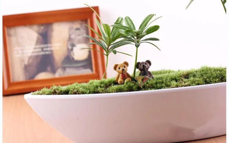 2 шт. миниатюрные полимерные игрушки медвежонки|home decor home|home for dollhome diy |