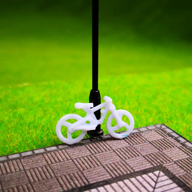 5 PCS 1 87 HO Scale Model Bicycle Railway Railroad Train Layout 5