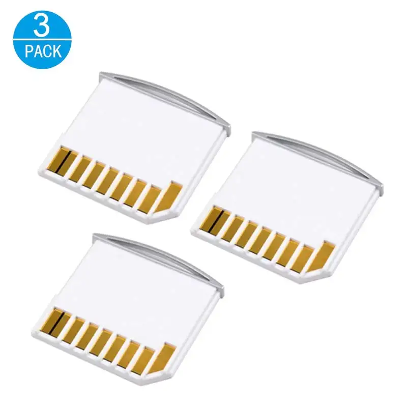 3 pcs MiniSD Drive Micro SD To SD Adapter Laptop Accessories Extra Storage Card Adaptor Memory Card Reader For Macbook Converter (1)