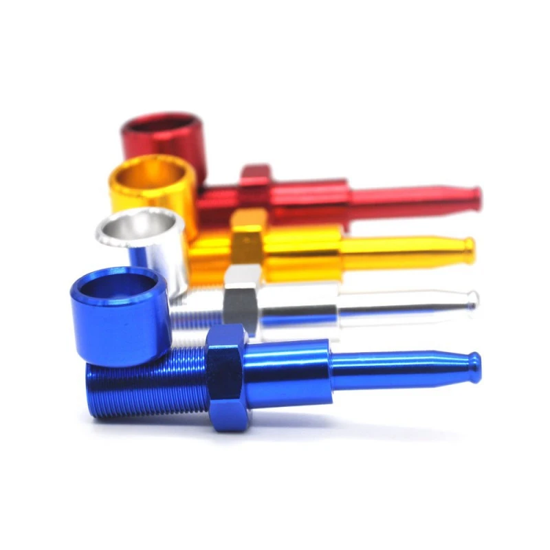 

Portable Smoking Pipe Metal Filter Cigarette Holder Creative Screw Nut Type Filter Smoking Holder Tobacco Smoke Tube Smoking Set