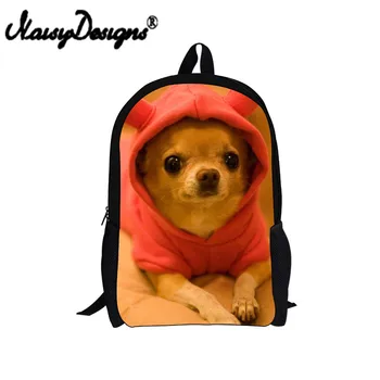 

Dogs and Butterfly Printed Kawaii Schoolbags Children Book Bags for Girls Medium Backbag Toddler School Back Pack