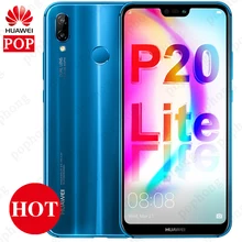 Смартфон huawei P20 Lite Nova 3e с глобальной прошивкой, 4 ГБ, 64 ГБ/128 ГБ, 5,84 дюйма, Восьмиядерный процессор Kirin 659, фронтальная камера 24 МП, фронтальная камера, распознавание лица, Android 8,0