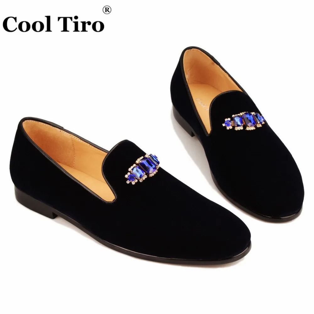 VELVET SLIPPERS WITH CRYSTAL BROOCH (6)