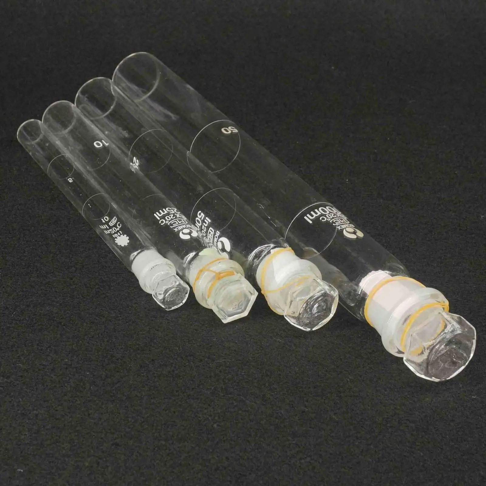 5ml 10ml 25ml 50ml 100ml Multiple Capacities Glass Colorimetric Tube