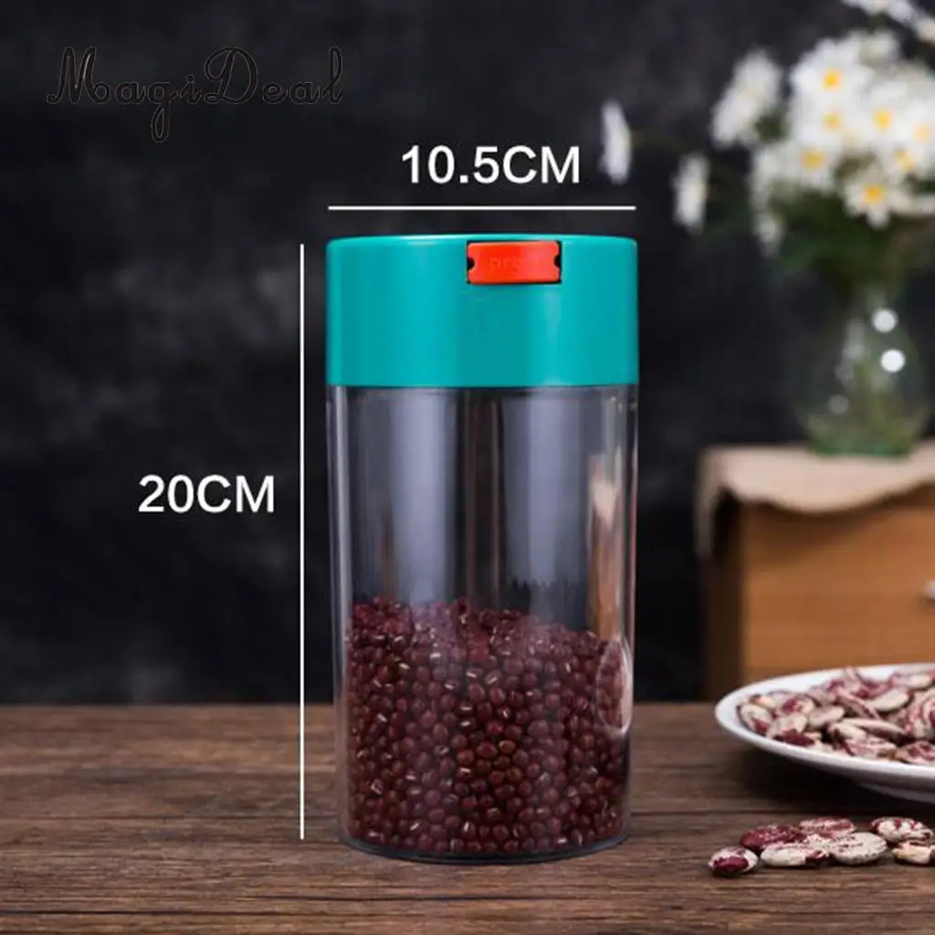 Vacuum Sealed Storage Jar Can Container for Coffee Beans, Tea and Dry Goods