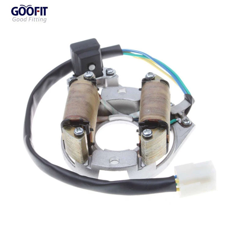 

GOOFIT Full-wave Magneto Stator for 50cc 70cc 90cc 110cc 125cc Electrical Start ATV Dirt Bike Go Kart K079-017