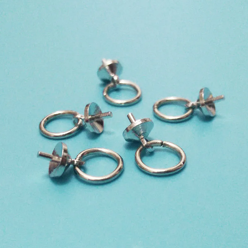 pendant bails connector cup necklace end top caps beads earring jump