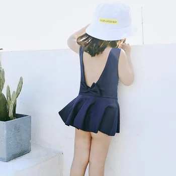 

children pink blue beachwear for girls children's one-piece swimsuit Maillots De Bain Une Piece Enfants