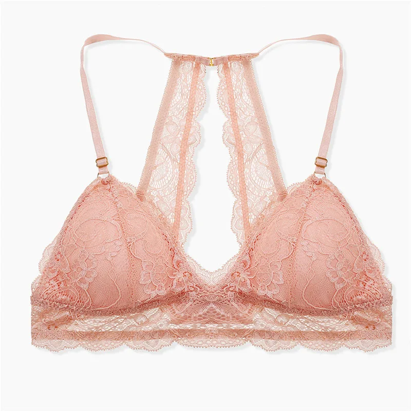 2018 г. Модные 3/4 чашки черный беспроводной Bralette Женский нижнее белье без подкладки