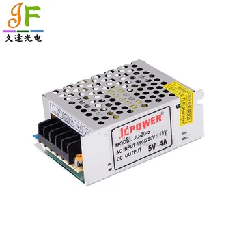 

20pcs fast shipping 5V 4A 20W Switching Power Supply CCTV DVR Security US2 for APA102 WS2812B Led Strip Light AC-DC 110V-240V