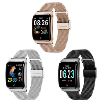 

F9 TFT Smart Watch Men Waterproof Alloy Case Strap Heart Rate Blood Pressure Fitness Tracker 30 Days Standby For Android IOS