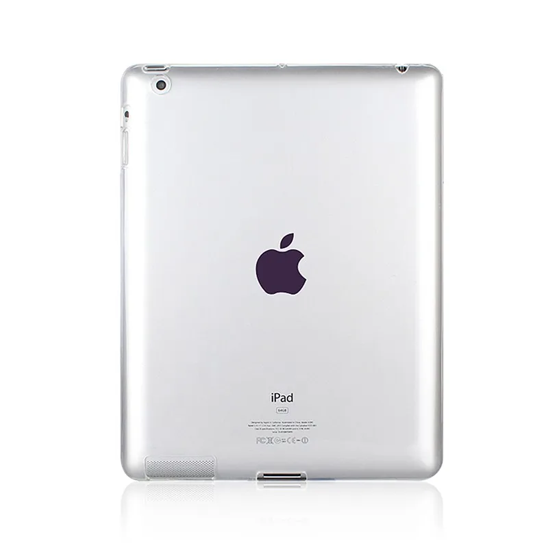 Protector Shell Case For Apple iPad 4 3 2 iPad4 Silicon Cases Cover Clear Color Soft Skin Tablets Pad Accessory Etui Coque Capa (15)