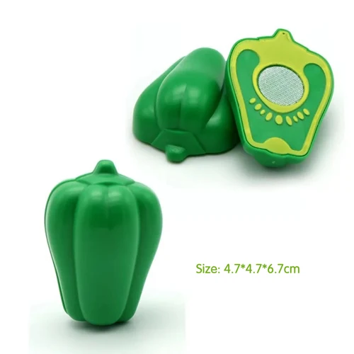 Вырезание ролевые игры Набор Обучающие приготовления пищи моделирование миниатюрная еда модель фрукты и овощи Дети кухня игрушка для детей - Цвет: green pepper
