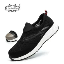 New exhibition fashion Lightweight Breathable Safety shoes 2019 Men woman casual Steel Toe Cap Work sneaker Anti-smashing Shoes цена New exhibition fashion Lightweight Breathable Safety shoes 2019 Men woman casual Steel Toe Cap Work sneaker Anti-smashing Shoes цены онлайн