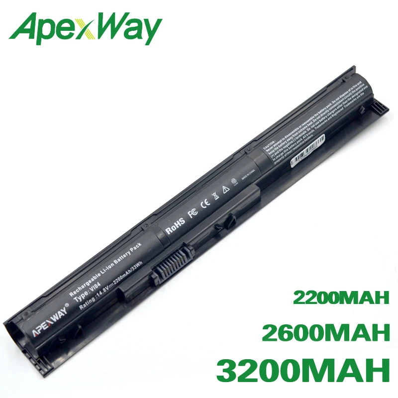 ApexWay VI04 Батарея для hp Pavilion 14 15 17 ENVY ProBook 430 G2 440 HSTNN-DB6J HSTNN-LB6K HSTNN-DB6I HSTNN-DB6I HSTNN-DB6K