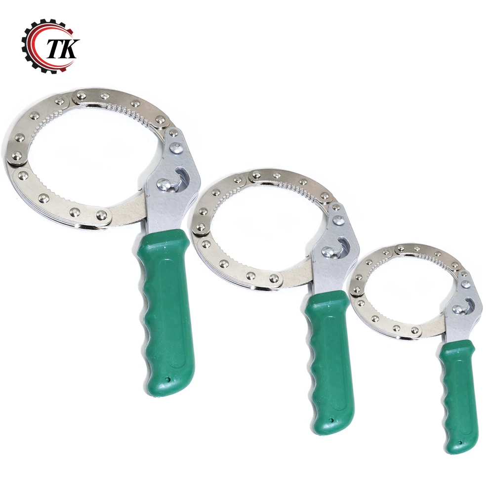 Transkoot Adjustable Oil Filter Wrench Universal Handcuff Style Remover