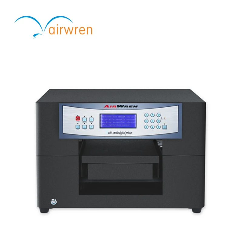 

Automatic Inkjet Flatbed Printer Multifunction Eco Solvent Printing Machine For Pen Phone Case USB with Free Rip Software