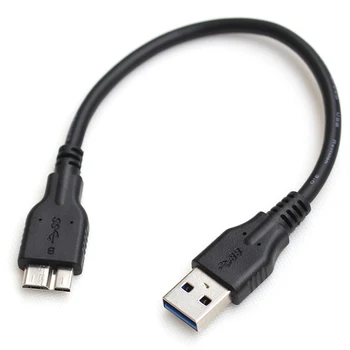 

20cm Micro B USB 3.0 Data Sync Charging Short Cable for USB3.0 hard disk