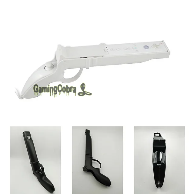 For Nintendo Wii Gamepad Remote Shooting Light Gun Adapter Game Accessory Pistolin Replacement