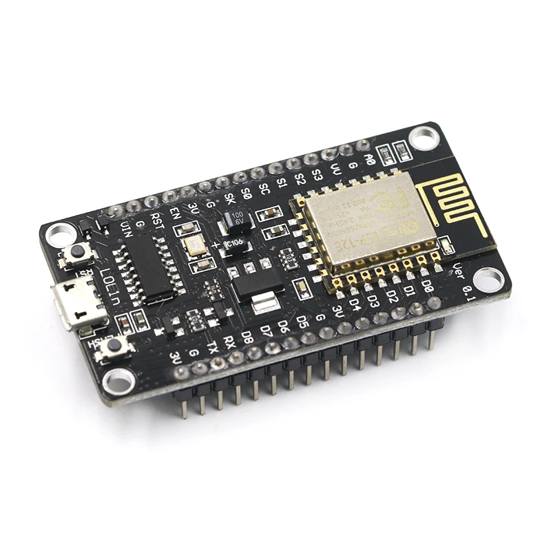 Беспроводной модуль NodeMcu v3 CH340 Lua wifi Интернет вещей макетная плата ESP8266 с pcb антенной и usb портом для Arduino