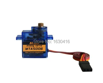 

Maytech rc parts servo 1.3kg.cm at 4.8V torque 4.8V to 6V input volt metal gear analog servo for model car plane copter