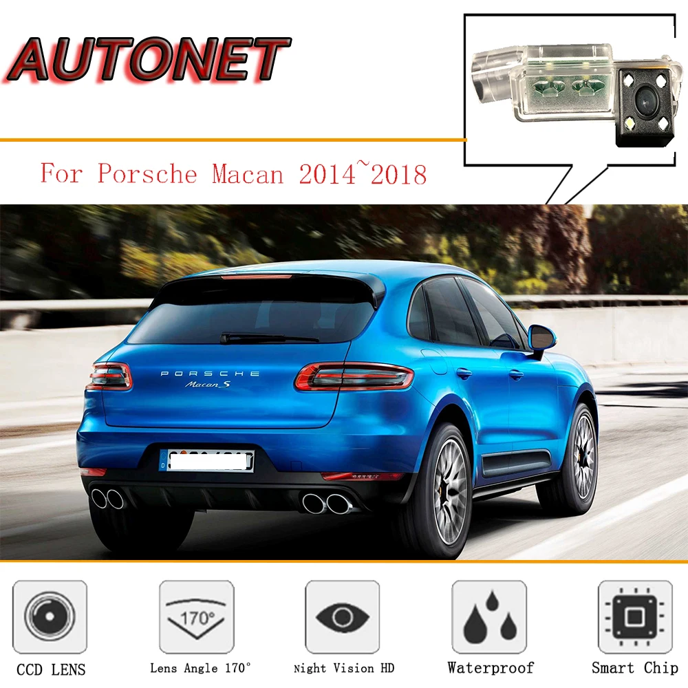 Автомобильная камера заднего вида для Porsche Macan (95B)2014 ~ 2018 CCD ночного