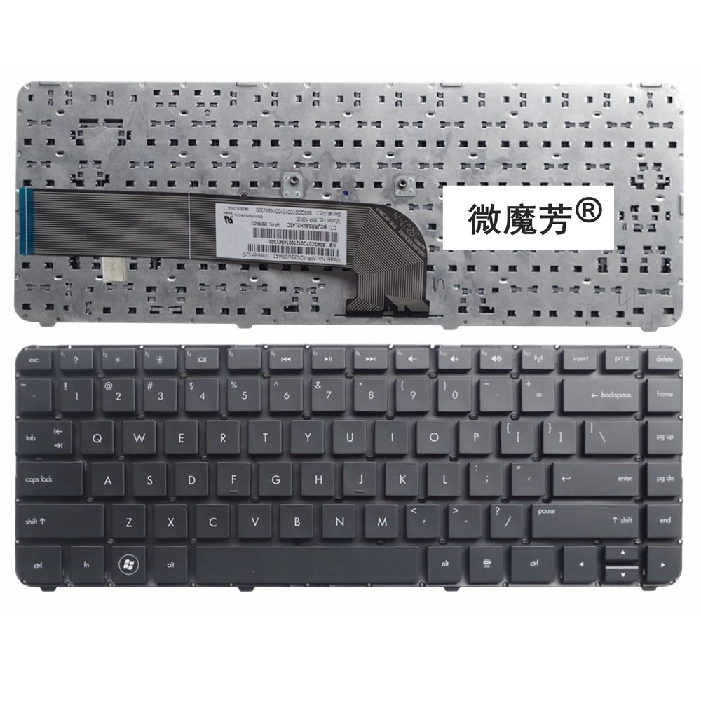US Black New English Replace laptop keyboard FOR HP DV4 3000 3125 4000 3126 3010TX 3114TX 3115TX