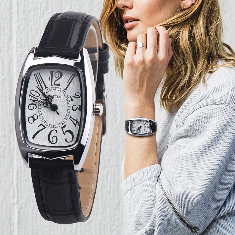 

Women Luxury Brand Leather Strap High Quality Gold Bracelet Quartz Watch For Women Dress Wristwatches Female 100pcs/lot