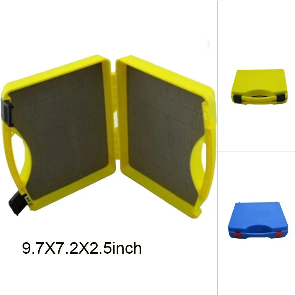 

Aventik Plastic Click Lock Dry Wet Nymph Streamer Flies Box Fly Carrying Case Fly Fishing Box