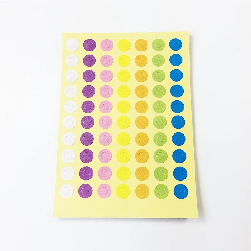 

350 Pcs/lot Seven-color Small Circle Seal Stickers DIY Product Stickers Label Sticker For Gift Decoration Stickers Scrapbooking