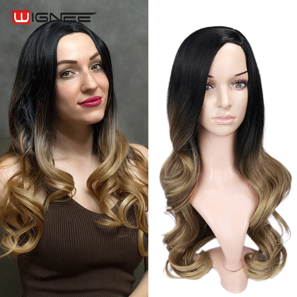 natural sintética para preto branco feminino ombre