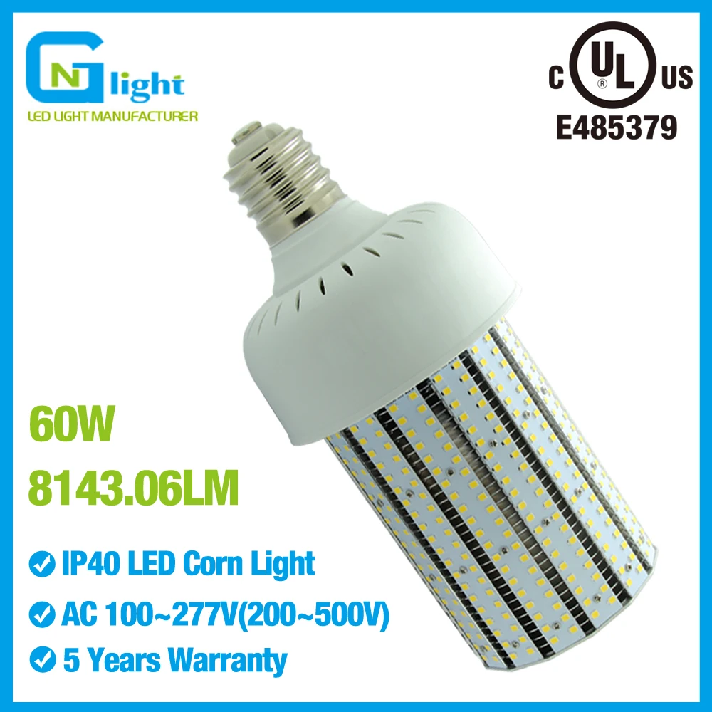 320W High pressure sodium replacement LED light bulbs 60W parking lot