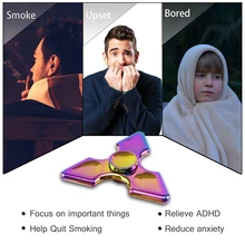 Горячая распродажа высокое качество EDC, ручная вертушка Непоседа Вертушка для аутизма и ADHD Анти-Стресс стресс колесо смешная игрушка Спиннер#238863