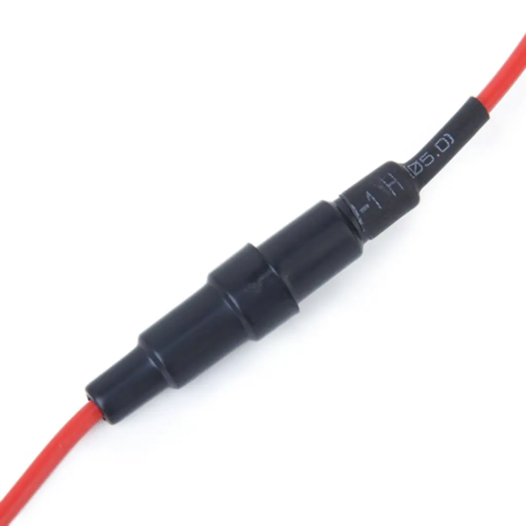 WSFS Hot 5pc 250V 10A Glass Tube Fuse Holder Inline Screw Type Cap 20mm