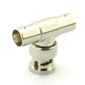 

BNC T Adapter Splitter Connector Coupler 1 Male to 2 Female CCTV Jack Plug