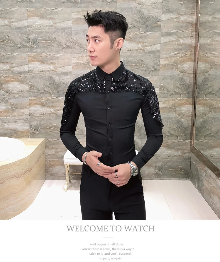 Новая весенняя одежда в Корейском стиле, мужская рубашка с длинным рукавом Camisa Masculina Высокое качество Мужская одежда Разделение совместных Мужская рубашка Camisa Homem