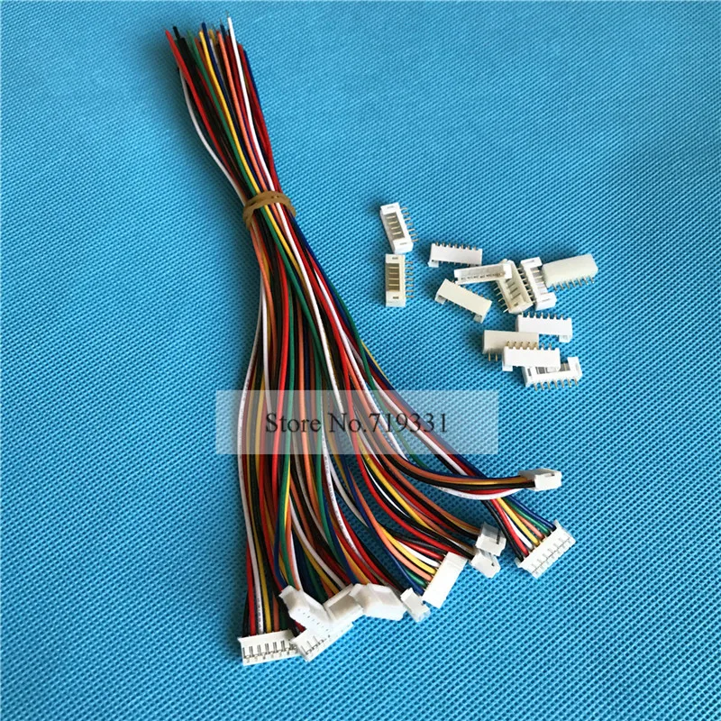 

1000Sets MIni 2.0mm 7pin Cable 2.0 7-Pin Connector plug Male Female Connector W. Wire