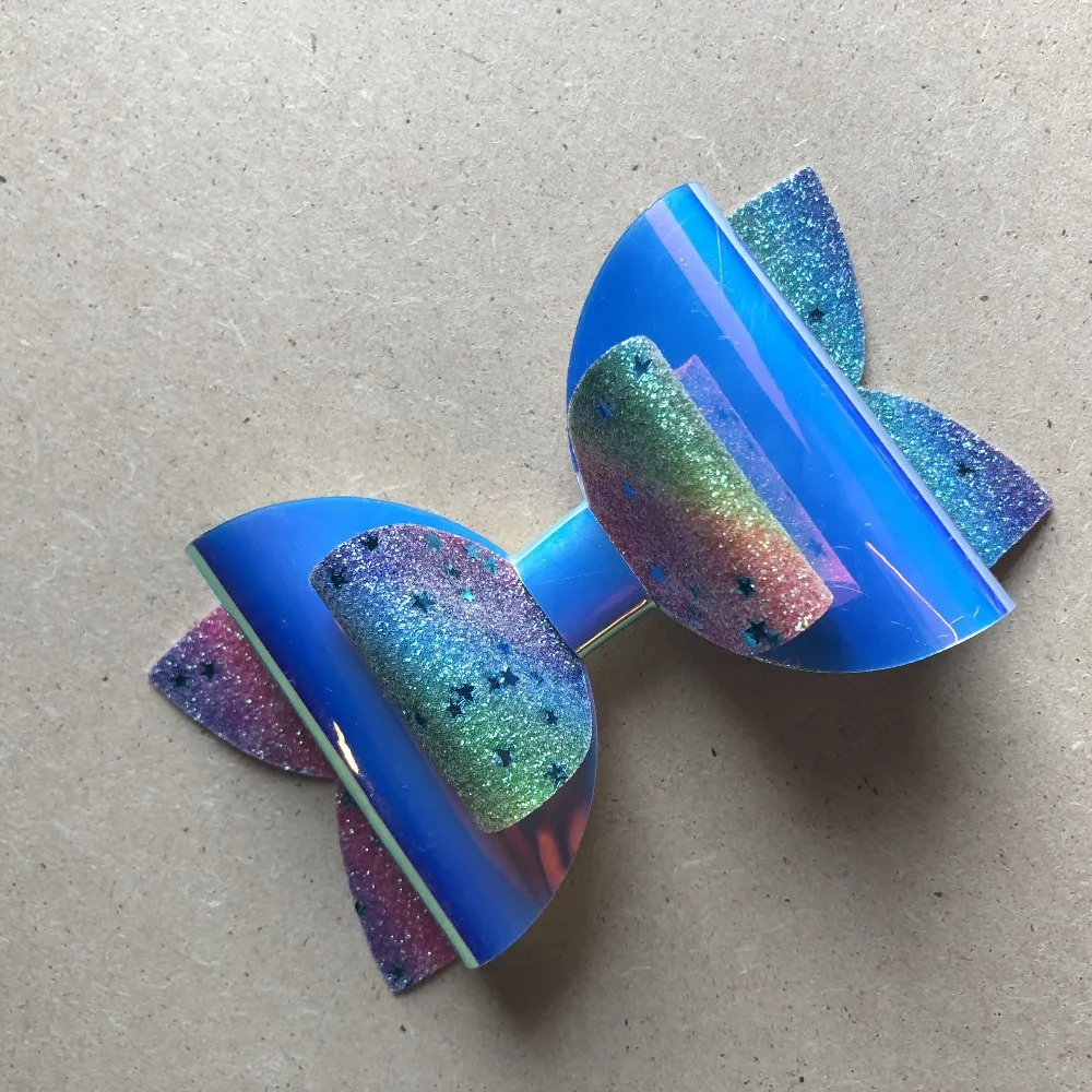 

Hair bow cutting die SMR-BOW0008 double layers wooden steel rule hand diecut